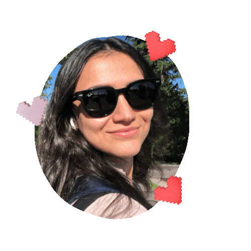 profile picture with doodles and sunglasses